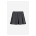 H & M - Žerzejová školní sukně - šedá