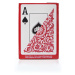 Hrací karty Copag Elite Poker Jumbo index, 100% plastové, červené