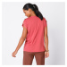 Blancheporte Jednobarevné tričko s knoflíčky terakota