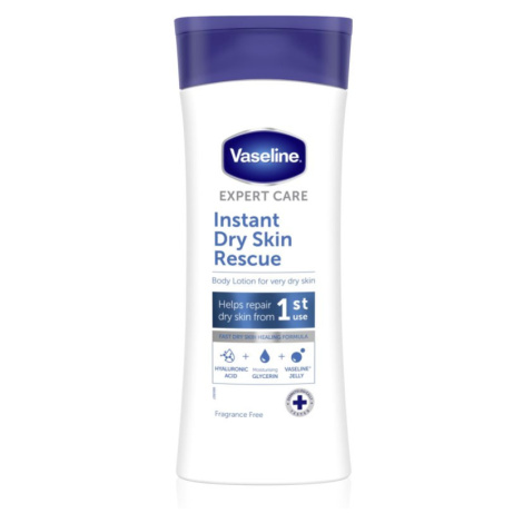 Vaseline Instant Dry Skin Rescue tělové mléko pro velmi suchou pokožku 400 ml