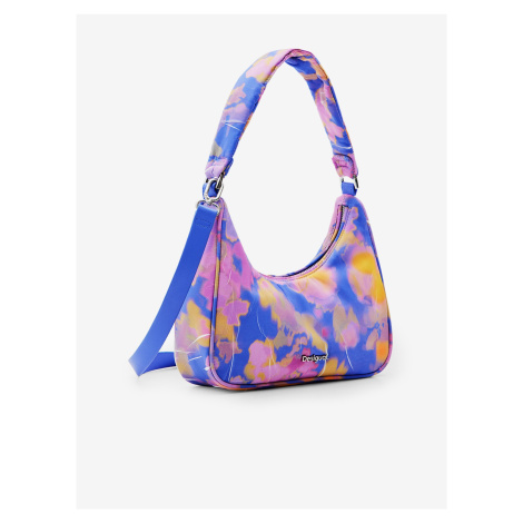 Fialovo-modrá dámská vzorovaná kabelka Desigual Abstractum Medley - Dámské