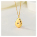 Pozlacený náhrdelník Golden Drop