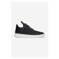 Kožené sneakers boty Filling Pieces Low Top Aten černá barva, 10126591861