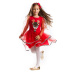 Denokids Tulle Girl Deer Red Christmas Tutu Dress