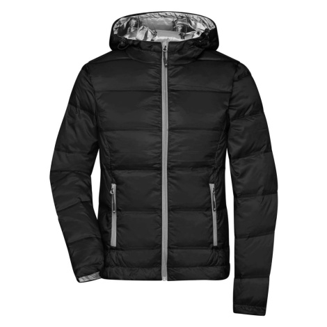 James & Nicholson (Daiber) Lehká dámská péřová bunda s kapucí JN1151