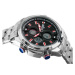 Pánské hodinky NAVIFORCE RAPTOR - (zn011b) - stříbrné/červené