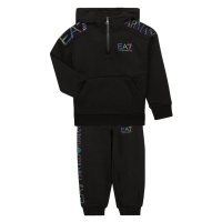 Emporio Armani EA7 LOGO SERIES TRACKSUIT Černá