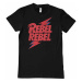 David Bowie tričko, Rebel Rebel Black, pánské