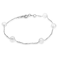 JwL Luxury Pearls Jemný perlový náramek JL0353