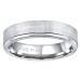 Snubní stříbrný prsten MADEIRA v provedení bez kamene pro muže i ženy