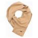 Ombre Men's monochrome scarf with tassels - light brown