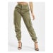 Dámské kalhoty // DEF / Aya Cargopants olive