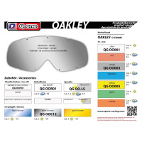 OAKLEY sklo do brýlí Crowbar RollOff čirá