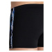 Pánské plavky arena infinite stripe short black/neon blue/multi