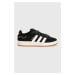 Semišové sneakers boty adidas Originals Campus 00s černá barva, IH2659