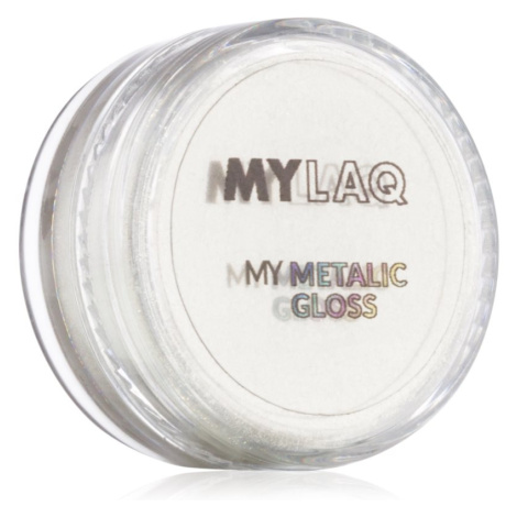 MYLAQ My Metalic Gloss prášek na nehty 1 g