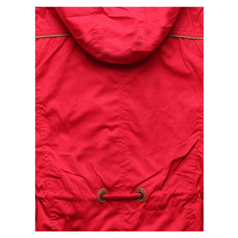 Krátká bunda parka s kapucí (TLR335)