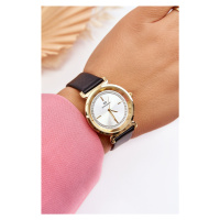 Dámské kožené hodinky Giorgio&Dario Classic Černá