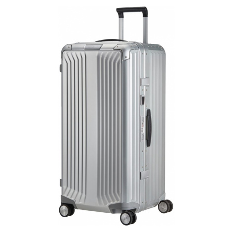 Samsonite Hliníkový cestovní kufr Lite-box Alu Trunk XL 106 l - stříbrná
