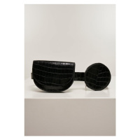 Croco Synthetic Leather Double Beltbag