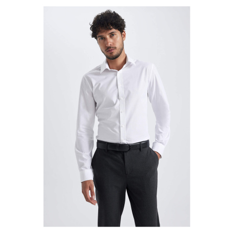 DEFACTO Slim Fit Long Sleeve Shirt