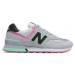 New Balance WL574SAT Dámská volnočasová obuv, šedá, veľkosť 36