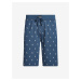 Modré pánské vzorované pyžamové kraťasy POLO Ralph Lauren