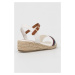 Dětské sandály Tommy Hilfiger bílá barva