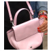 QVC VIA MILANO kožená kabelka Barva: Růžová