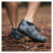 Xero Shoes MESA TRAIL II M Steel Gray Orange | Pánské barefoot sportovní boty