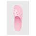 Pantofle Crocs Classic Platform Slide dámské, růžová barva, na platformě, 208180, 208180.6S0-6S0
