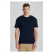 TRIČKO GANT TEXTURED SS T-SHIRT EVENING BLUE