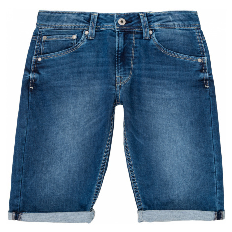 Pepe jeans CASHED SHORT Modrá