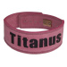 Titánus fitness opasek s pákovou přezkou růžový