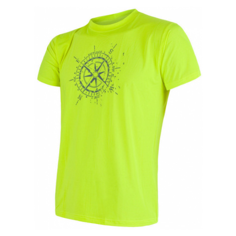 Pánské tričko SENSOR Coolmax Fresh PT Compass reflex žlutá