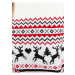 Červeno-bílý dámský svetr s vánočním motivem Trendyol