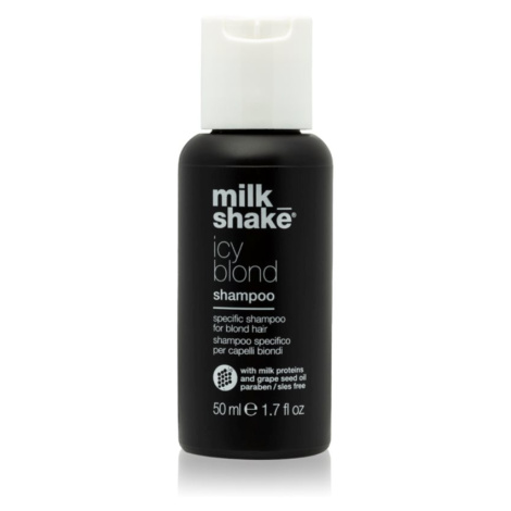 Milk Shake Icy Blond Shampoo šampon neutralizující žluté tóny pro blond vlasy 50 ml