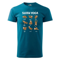 DOBRÝ TRIKO Pánské tričko s potiskem Sloth yoga