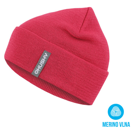 Husky Merhat 6, pink Dětská merino čepice