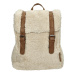 Enrico Benetti Teddy Tablet Backpack Off-White