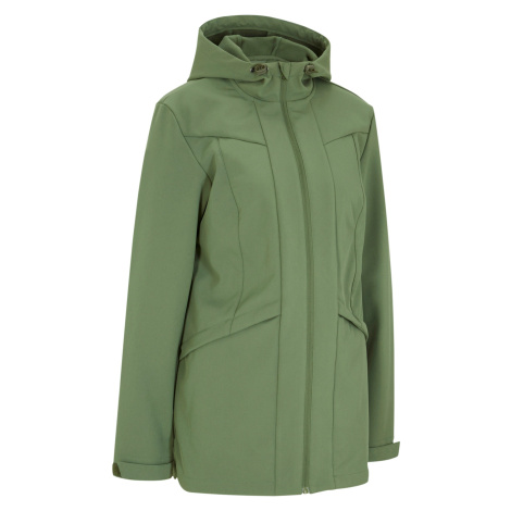 BONPRIX softshellová bunda s kapucí Barva: Zelená, Mezinárodní