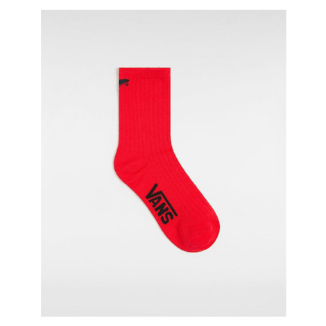 VANS Kickin It Crew Socks Women Red, Size