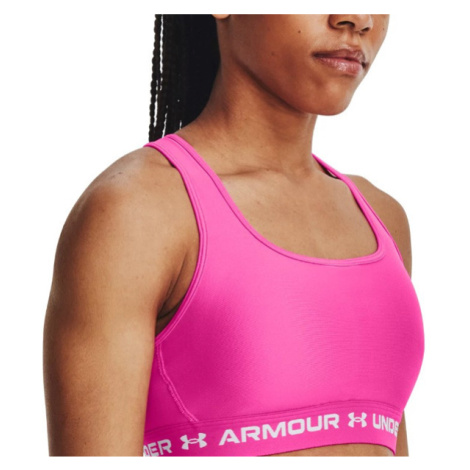 Under Armour UA Crossback Mid Bra-PNK