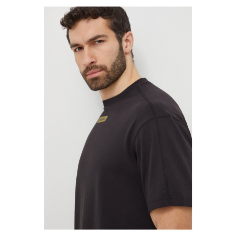 Bavlněné tričko Calvin Klein černá barva, s potiskem, K10K112400