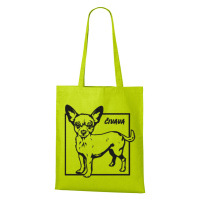 Plátěná taška s potiskem plemene Čivava - skvělý dárek pro milovníky psů