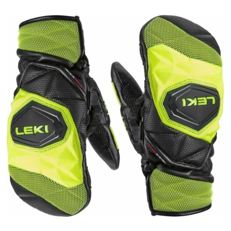 Leki WCR Venom 3D Junior Mitt Black/Ice Lemon Lyžařské rukavice