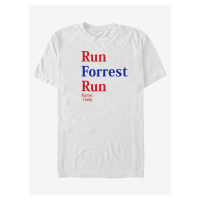 Bílé unisex tričko ZOOT.Fan Paramount Run Forrest Red Blue