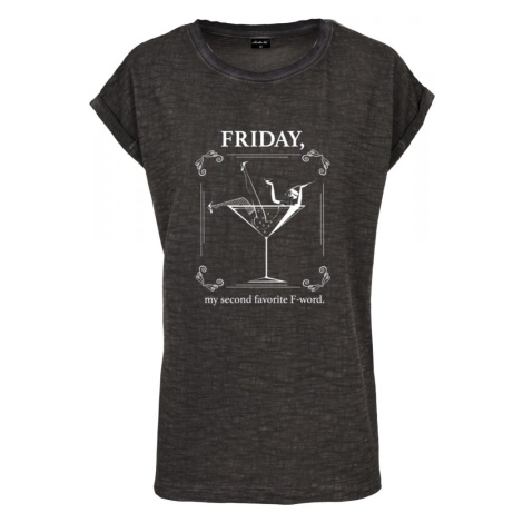 Ladies F-Word Tee - darkgrey Mister Tee