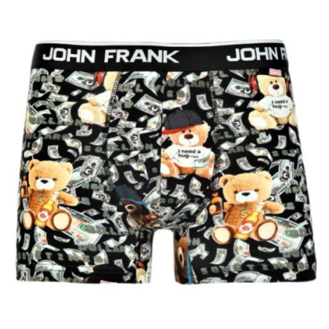 Pánské boxerky John Frank JFBD312 | černá
