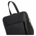 Dámský kožený batůžek kabelka černý - ItalY Septends černá